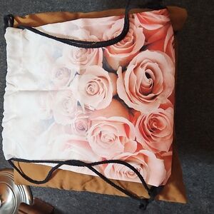 Floral Drawstring Backpack